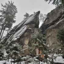 Góry Stołowe - Białe Skały