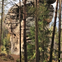 Besedické skály - vrch Sokol