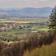 Výhled na Sležské Beskydy z Goduly