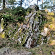 Bílá skála na Rokycansku