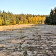 Letiště v Brdech na podzim