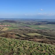 Výhled z vrcholu Oblíku 