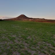 Oblík cestou zpět krátce před západem slunce