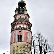 Český Krumlov - věž zámku