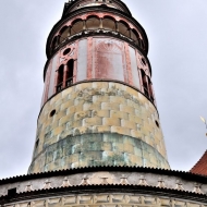 Český Krumlov - věž zámku
