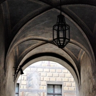 III. a IV. zámecké nádvoří zámku Český Krumlov