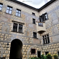 III. a IV. zámecké nádvoří zámku Český Krumlov