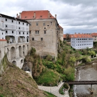 Zámek Český Krumlov - plášťový most