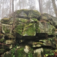 Hradiště u Libětic - skály