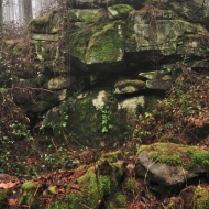 Hradiště u Libětic - skály