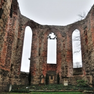 Budyšín - zřícenina kostela sv. Mikuláše / Mikławska cyrkej / Nikolaikirche