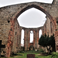 Budyšín - zřícenina kostela sv. Mikuláše / Mikławska cyrkej / Nikolaikirche