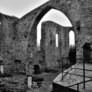 Budyšín - zřícenina kostela sv. Mikuláše / Mikławska cyrkej / Nikolaikirche