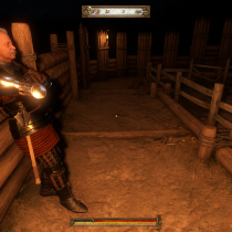 Kingdom Come: Deliverance - odraz ohně na brnění