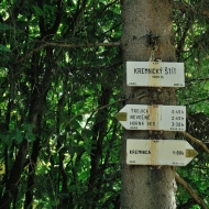 Kremnické vrchy - Kremnický štít - rozcestník