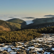 Inverze v Krkonoších - výstup na Svorovou horu