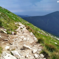 Nízké Tatry | Výhled od  Krúpového sedla