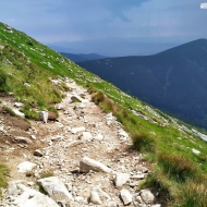 Nízké Tatry | Výhled od  Krúpového sedla