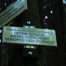 Peklo - vyhlídka Koníček