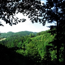 Peklo - vyhlídka Koníček