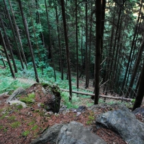 Peklo - vyhlídka Koníček