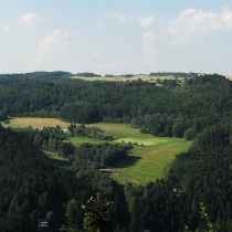 Peklo - vyhlídka Koníček