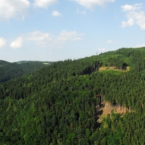 Peklo - vyhlídka Koníček