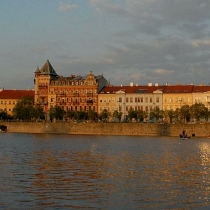 Praha ze Střeleckého ostrova