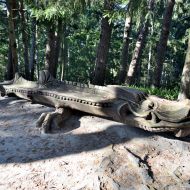 Suolas – slibinas | Lavička - drak