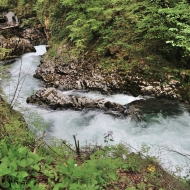 Soutěska Vintgar (Slovinsko, Triglavský národní park)