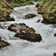 Soutěska Vintgar (Slovinsko, Triglavský národní park)