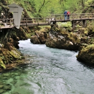 Soutěska Vintgar (Slovinsko, Triglavský národní park)