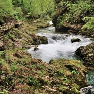 Soutěska Vintgar (Slovinsko, Triglavský národní park)