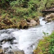 Soutěska Vintgar (Slovinsko, Triglavský národní park)