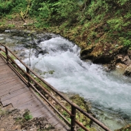 Soutěska Vintgar (Slovinsko, Triglavský národní park)
