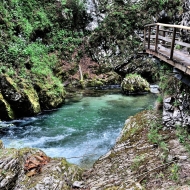 Soutěska Vintgar (Slovinsko, Triglavský národní park)