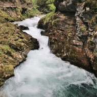Soutěska Vintgar (Slovinsko, Triglavský národní park)
