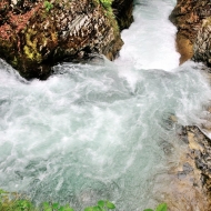 Soutěska Vintgar (Slovinsko, Triglavský národní park)