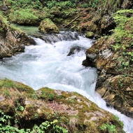 Soutěska Vintgar (Slovinsko, Triglavský národní park)