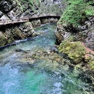 Soutěska Vintgar (Slovinsko, Triglavský národní park)