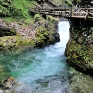 Soutěska Vintgar (Slovinsko, Triglavský národní park)