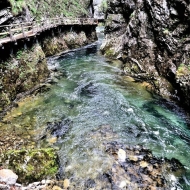 Soutěska Vintgar (Slovinsko, Triglavský národní park)