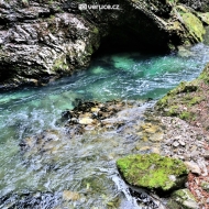 Soutěska Vintgar (Slovinsko, Triglavský národní park)