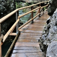 Soutěska Vintgar (Slovinsko, Triglavský národní park)