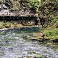 Soutěska Vintgar (Slovinsko, Triglavský národní park)
