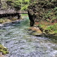 Soutěska Vintgar (Slovinsko, Triglavský národní park)
