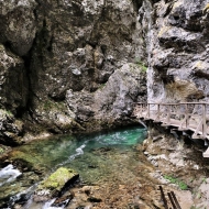 Soutěska Vintgar (Slovinsko, Triglavský národní park)