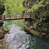 Soutěska Vintgar (Slovinsko, Triglavský národní park)