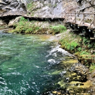 Soutěska Vintgar (Slovinsko, Triglavský národní park)