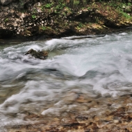 Soutěska Vintgar (Slovinsko, Triglavský národní park)